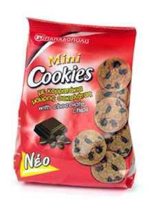 Mini Cookies with Dark Chocolate Chips